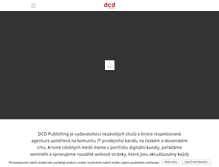 Tablet Screenshot of dcd.cz